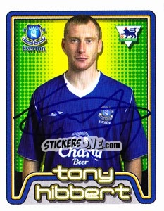 Figurina Tony Hibbert - Premier League Inglese 2004-2005 - Merlin