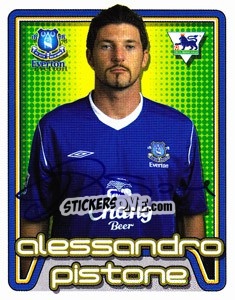 Sticker Alessandro Pistone - Premier League Inglese 2004-2005 - Merlin