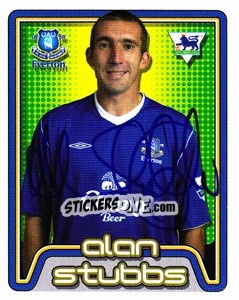 Sticker Alan Stubbs - Premier League Inglese 2004-2005 - Merlin