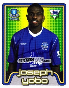 Figurina Joseph Yobo - Premier League Inglese 2004-2005 - Merlin