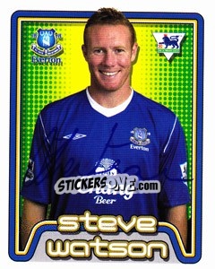 Figurina Steve Watson - Premier League Inglese 2004-2005 - Merlin
