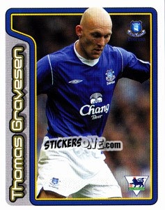 Cromo Thomas Gravesen (Key Player) - Premier League Inglese 2004-2005 n. 253 - Merlin