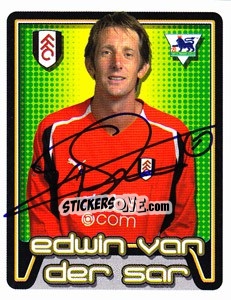 Sticker Edwin van der Sar - Premier League Inglese 2004-2005 - Merlin