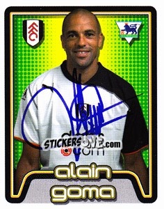 Sticker Alain Goma - Premier League Inglese 2004-2005 n. 265 - Merlin