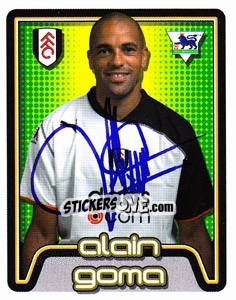 Cromo Alain Goma - Premier League Inglese 2004-2005 - Merlin