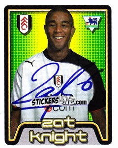 Sticker Zat Knight - Premier League Inglese 2004-2005 n. 266 - Merlin