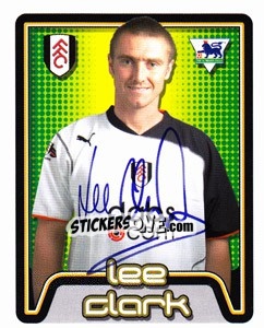 Cromo Lee Clark - Premier League Inglese 2004-2005 - Merlin