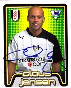 Sticker Claus Jensen - Premier League Inglese 2004-2005 n. 270 - Merlin