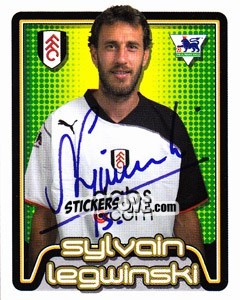 Sticker Sylvain Legwinski - Premier League Inglese 2004-2005 - Merlin