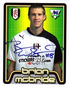 Cromo Brian McBride - Premier League Inglese 2004-2005 - Merlin