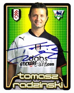 Sticker Tomasz Radzinski - Premier League Inglese 2004-2005 n. 278 - Merlin