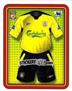Sticker Away Kit - Premier League Inglese 2004-2005 n. 298 - Merlin