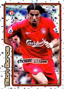 Cromo Milan Baros (Star Player) - Premier League Inglese 2004-2005 - Merlin