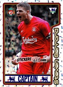 Sticker Steven Gerrard (Captain) - Premier League Inglese 2004-2005 n. 300 - Merlin