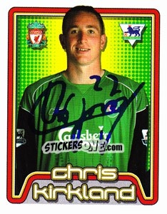 Sticker Chris Kirkland - Premier League Inglese 2004-2005 n. 302 - Merlin