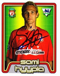 Cromo Sami Hyypia - Premier League Inglese 2004-2005 n. 306 - Merlin