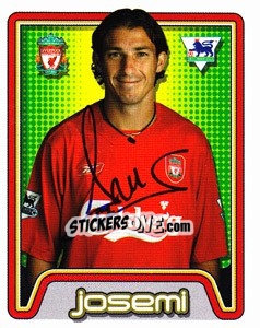 Cromo Josemi - Premier League Inglese 2004-2005 n. 307 - Merlin