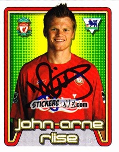 Sticker John Arne Riise - Premier League Inglese 2004-2005 - Merlin