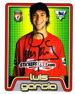 Sticker Luis Garcia - Premier League Inglese 2004-2005 n. 310 - Merlin