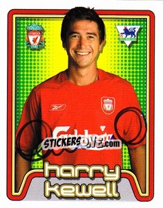 Sticker Harry Kewell - Premier League Inglese 2004-2005 n. 314 - Merlin