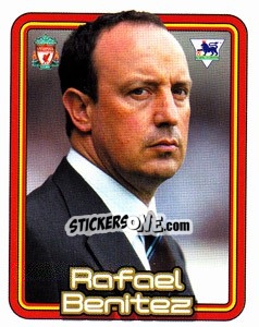 Sticker Rafael Benitez (The Manager) - Premier League Inglese 2004-2005 - Merlin