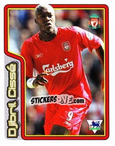 Figurina Djibril Cissé (Key Player) - Premier League Inglese 2004-2005 - Merlin