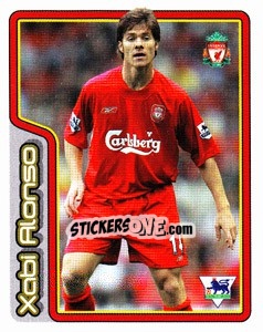 Sticker Xabi Alonso (Key Player) - Premier League Inglese 2004-2005 n. 321 - Merlin