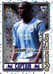 Cromo Sylvain Distin (Captain) - Premier League Inglese 2004-2005 - Merlin