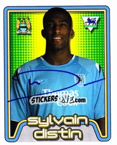 Cromo Sylvain Distin - Premier League Inglese 2004-2005 - Merlin