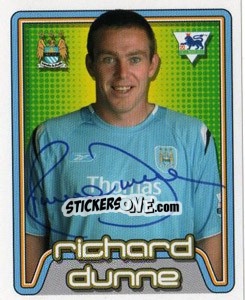 Cromo Richard Dunne - Premier League Inglese 2004-2005 - Merlin