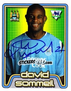 Figurina David Sommeil - Premier League Inglese 2004-2005 n. 334 - Merlin