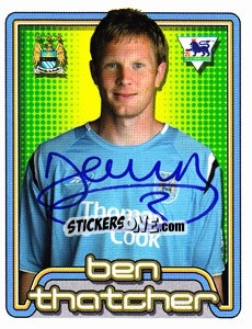 Sticker Ben Thatcher - Premier League Inglese 2004-2005 n. 336 - Merlin
