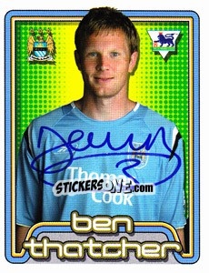 Figurina Ben Thatcher - Premier League Inglese 2004-2005 - Merlin