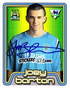 Sticker Joey Barton - Premier League Inglese 2004-2005 - Merlin