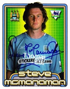 Figurina Steve McManaman - Premier League Inglese 2004-2005 - Merlin