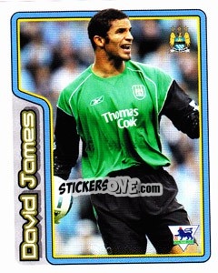 Sticker David James (Key Player) - Premier League Inglese 2004-2005 - Merlin