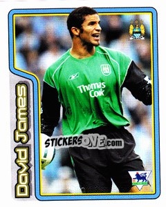 Sticker David James (Key Player) - Premier League Inglese 2004-2005 n. 349 - Merlin