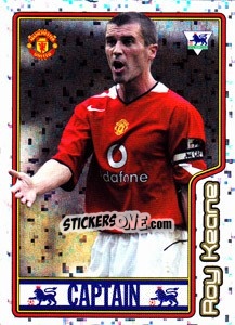 Sticker Roy Keane (Captain) - Premier League Inglese 2004-2005 - Merlin