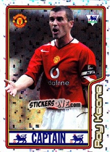 Sticker Roy Keane (Captain) - Premier League Inglese 2004-2005 n. 356 - Merlin