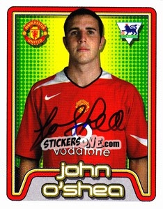Sticker John O'Shea - Premier League Inglese 2004-2005 n. 364 - Merlin