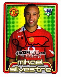 Cromo Mikael Silvestre