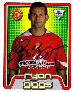 Sticker Ryan Giggs - Premier League Inglese 2004-2005 n. 366 - Merlin