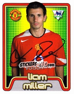 Sticker Liam Miller - Premier League Inglese 2004-2005 - Merlin