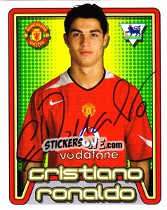 Sticker Cristiano Ronaldo - Premier League Inglese 2004-2005 n. 370 - Merlin