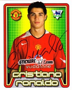 Figurina Cristiano Ronaldo - Premier League Inglese 2004-2005 - Merlin