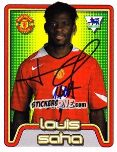 Sticker Louis Saha - Premier League Inglese 2004-2005 - Merlin