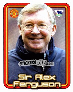 Sticker Sir Alex Ferguson (The Manager) - Premier League Inglese 2004-2005 n. 375 - Merlin