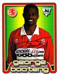 Cromo George Boateng - Premier League Inglese 2004-2005 n. 393 - Merlin