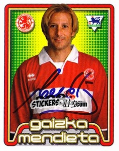 Sticker Gaizka Mendieta - Premier League Inglese 2004-2005 n. 396 - Merlin