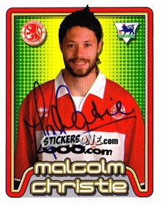 Figurina Malcolm Christie - Premier League Inglese 2004-2005 - Merlin